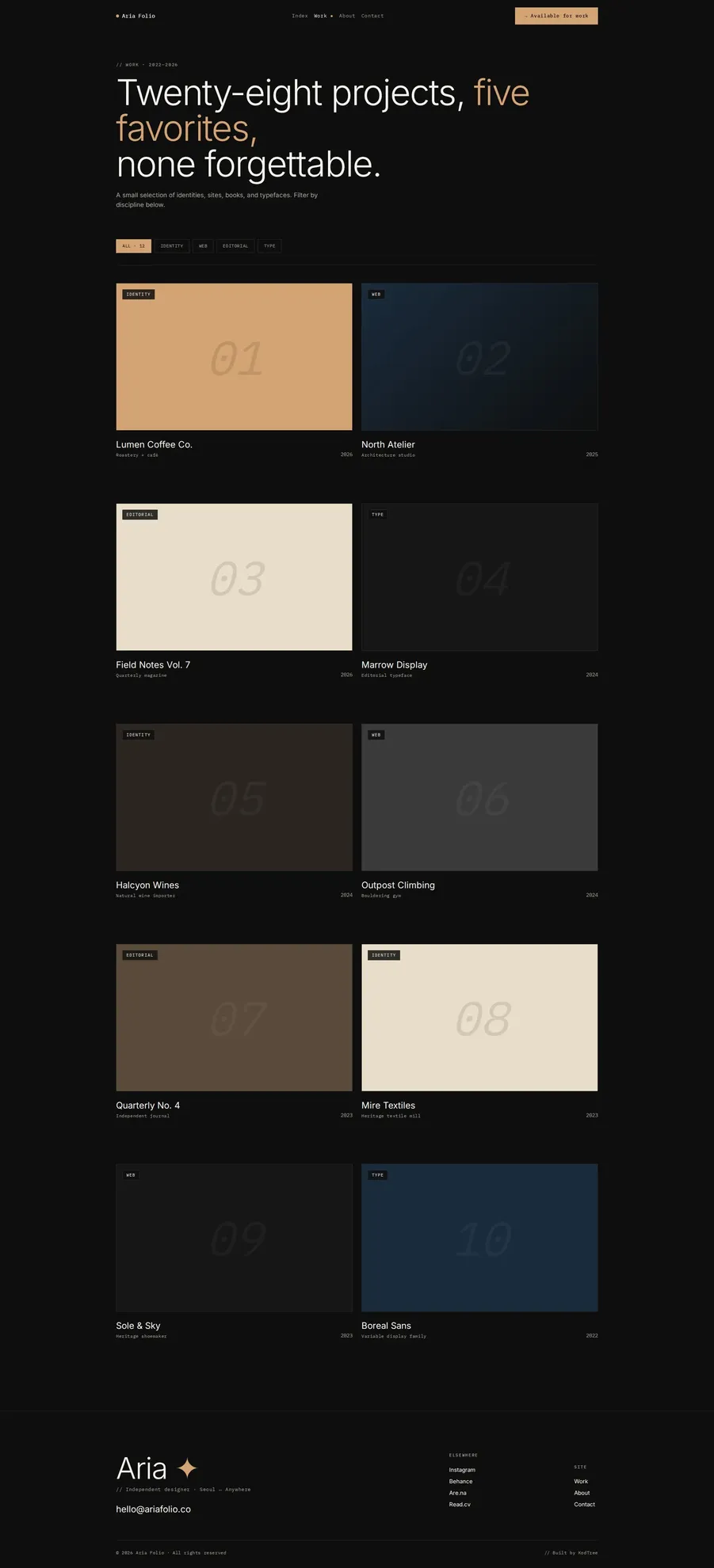 Aria Folio Work PC