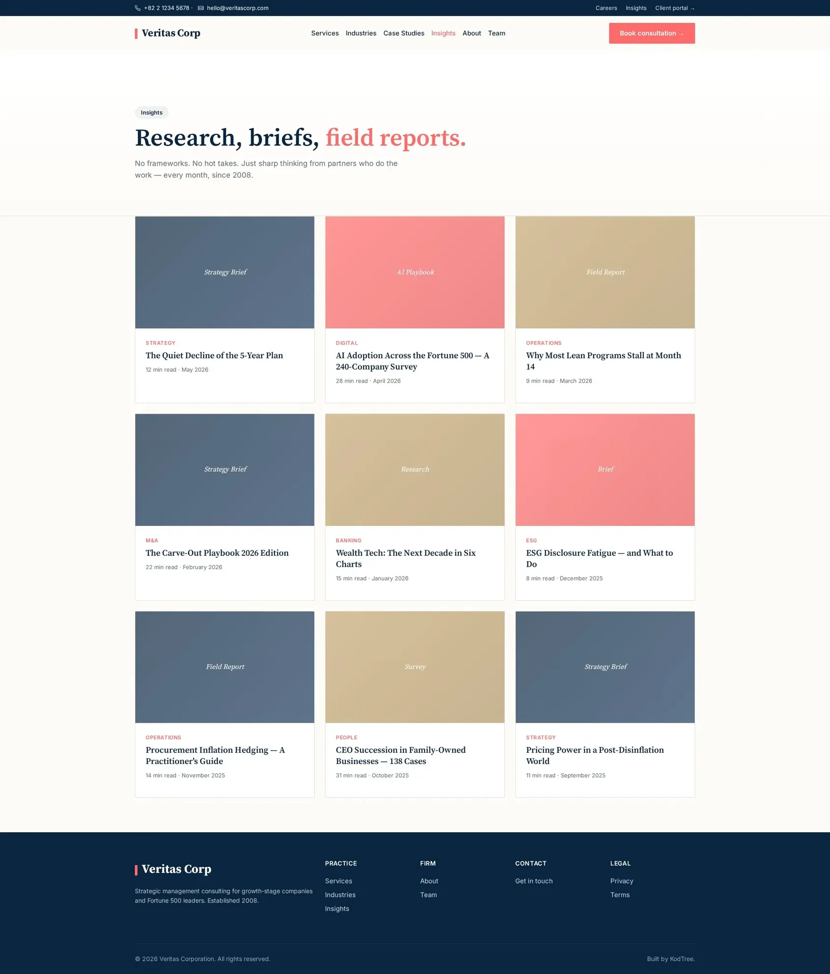 Veritas Corp Insights PC