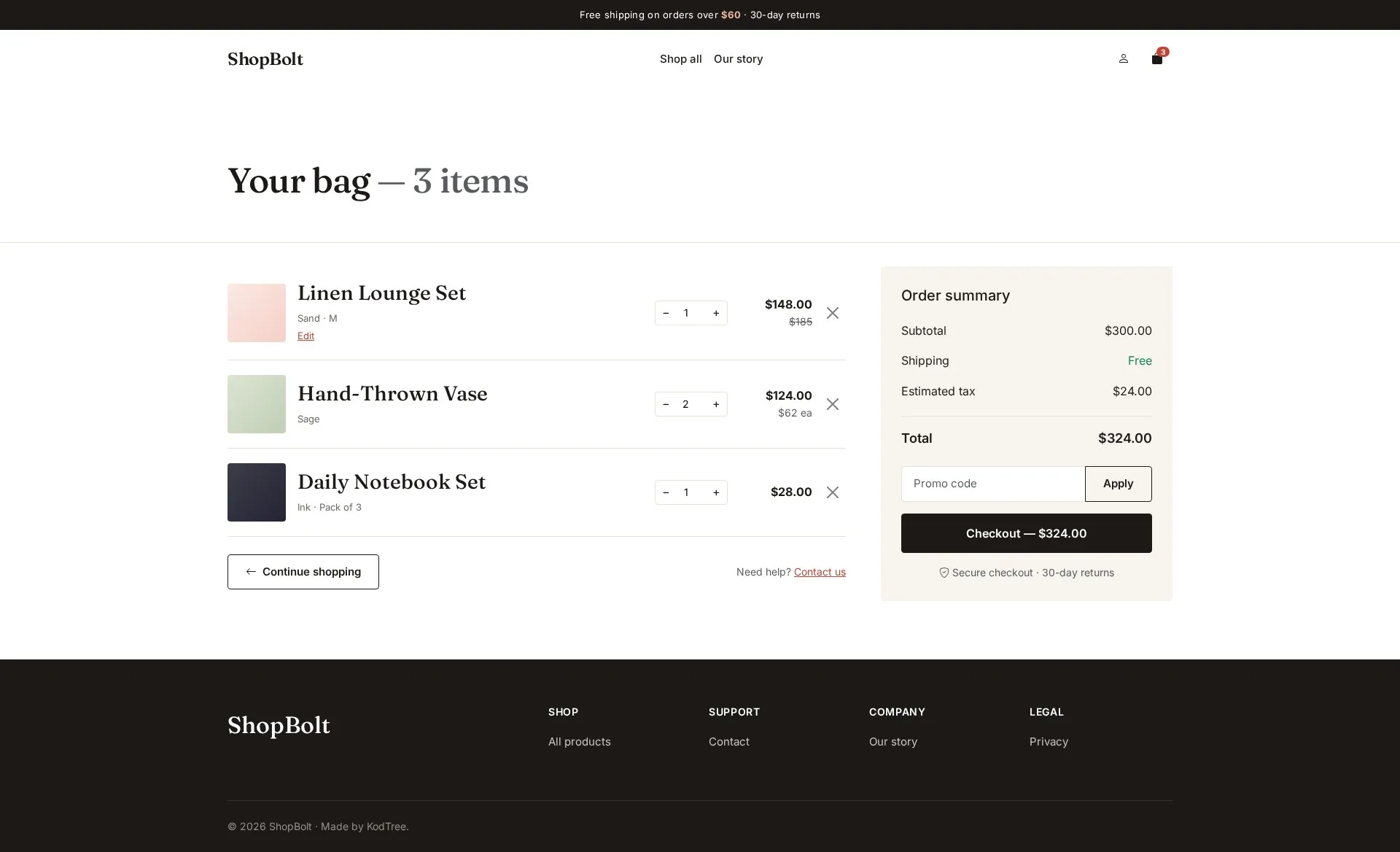 ShopBolt Cart PC
