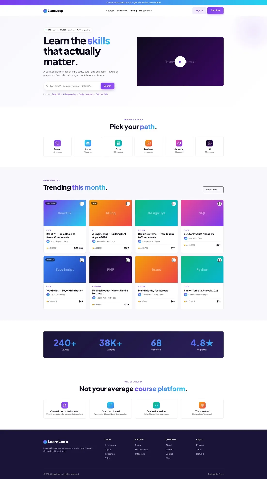 LearnLoop 메인 PC